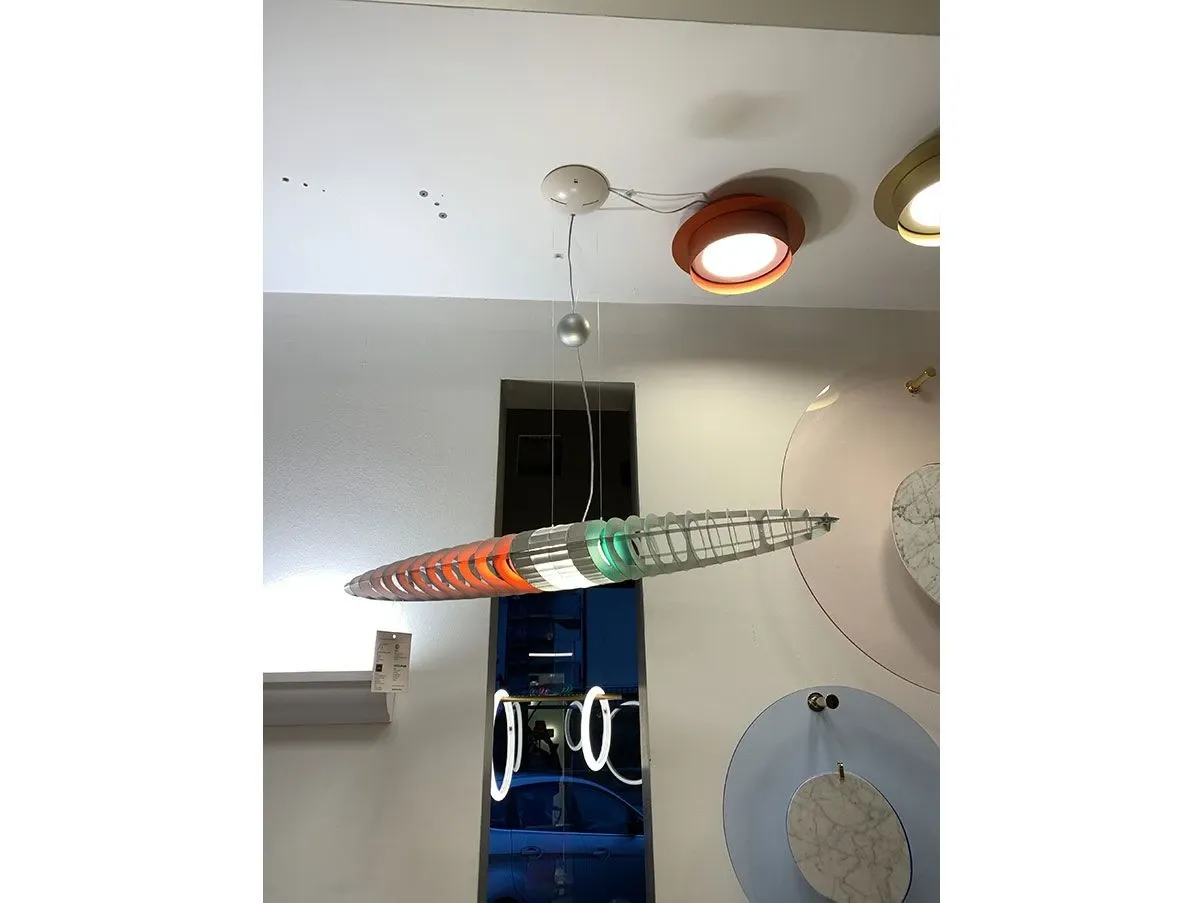 Titania D17 pendant lamp multicolored filters, Luceplan 3