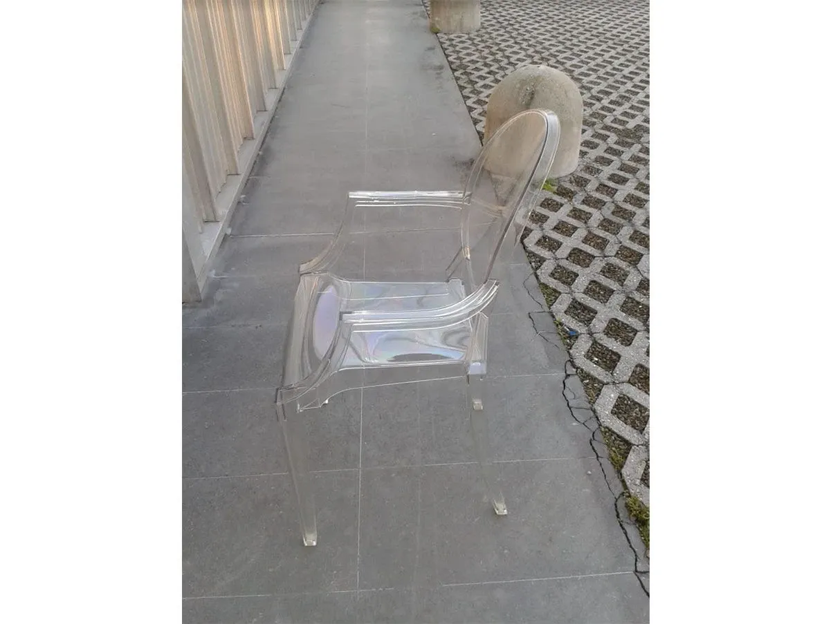 Set 4 poltroncine Louis Ghost in policarbonato, Kartell 4