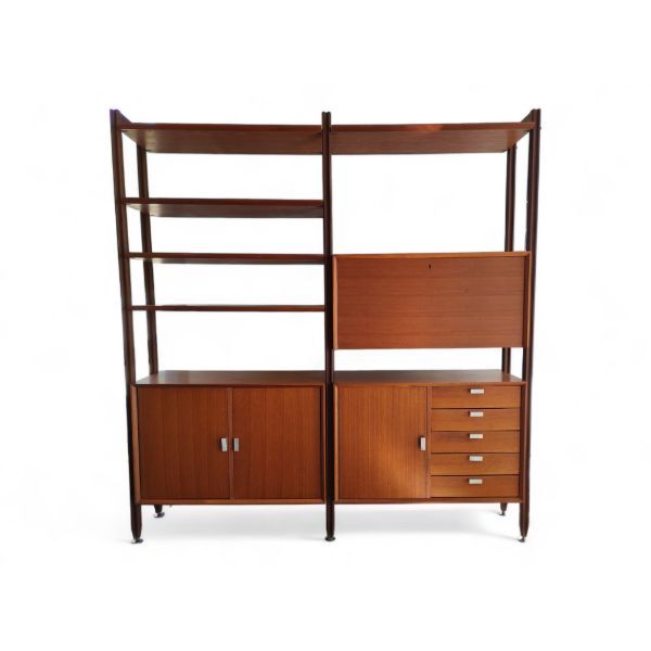 Swedish wooden wall unit (1960s) image