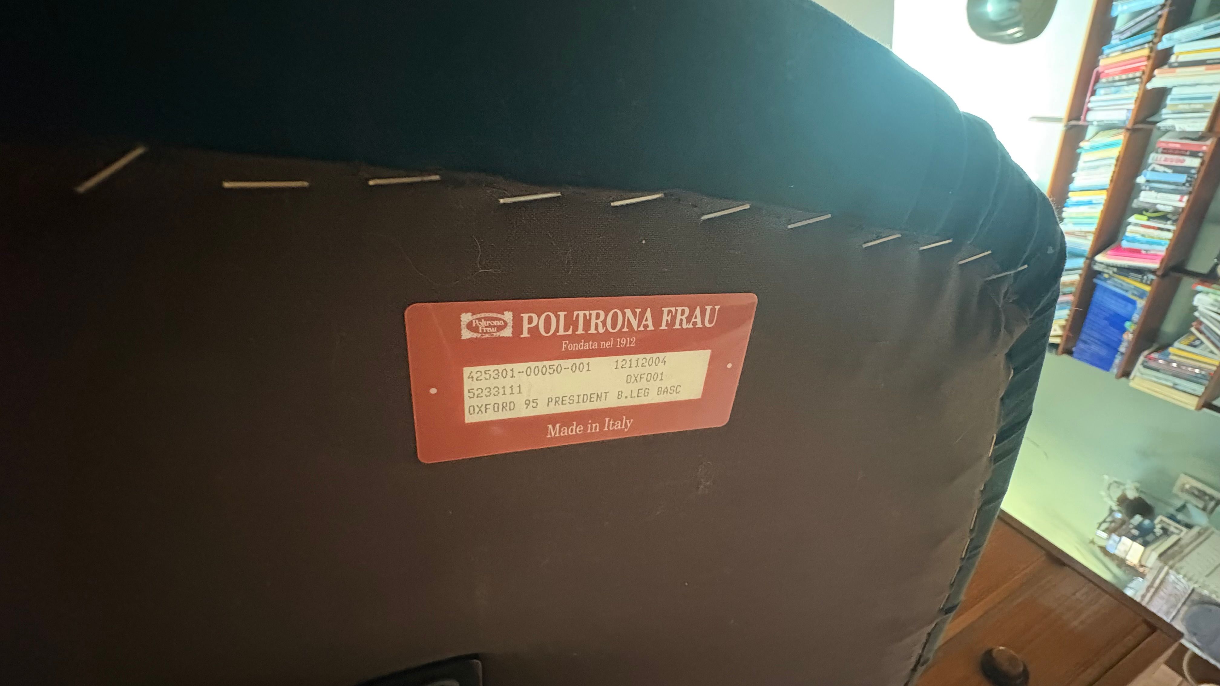 Drehstuhl Oxford 95 President aus grünem Samt Brand