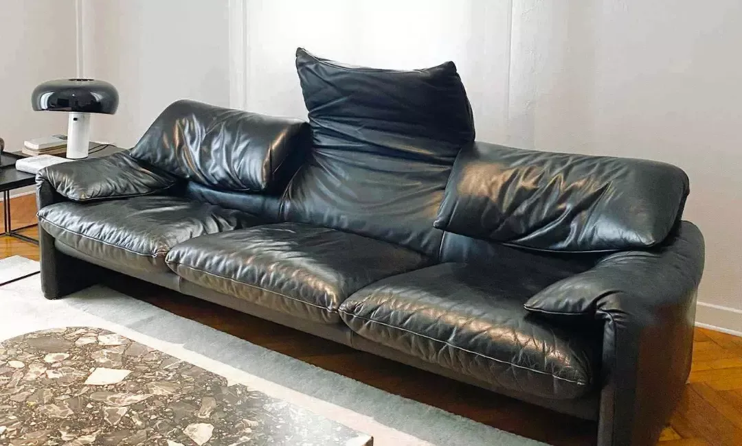 Used Designer Leather Sofas