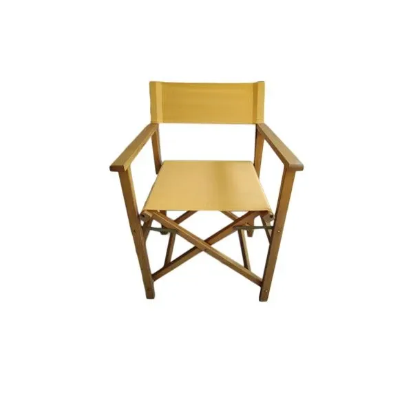 Montecarlo folding chair in fabric (yellow), Del Fabbro image