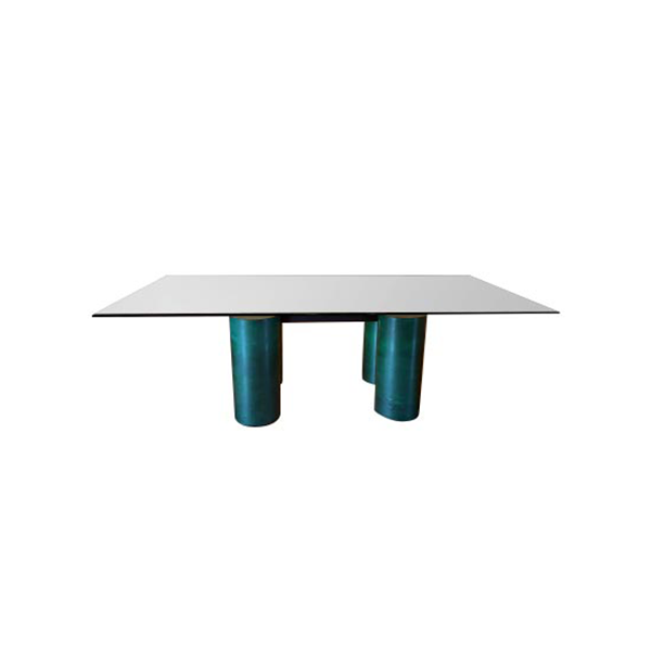 Serenissimo rectangular table in iron and glass, Acerbis image