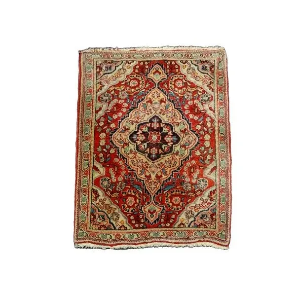 Image of Tappeto vintage in lana multicolor,