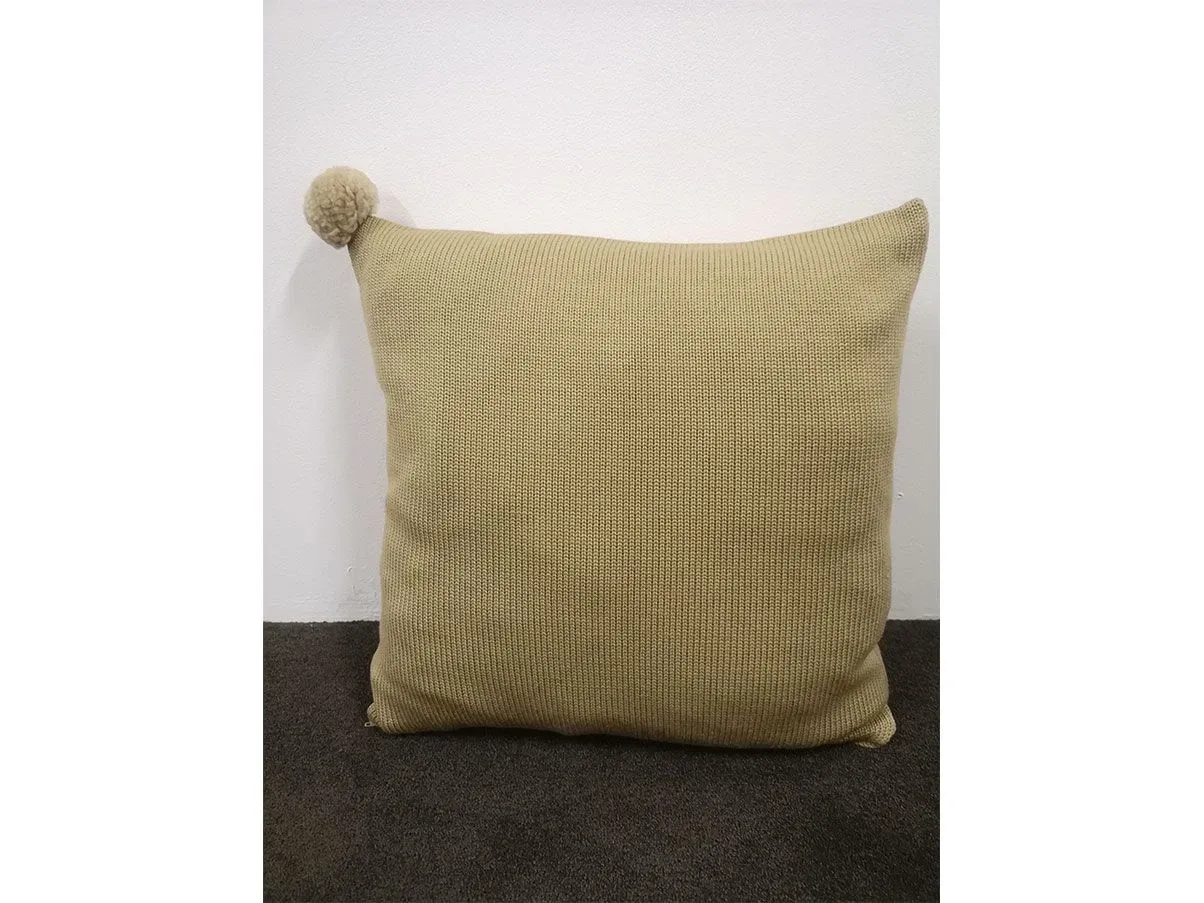Cuscino Pon Pon Mod. 1 lana merinos (beige), Ivano Redaelli 4