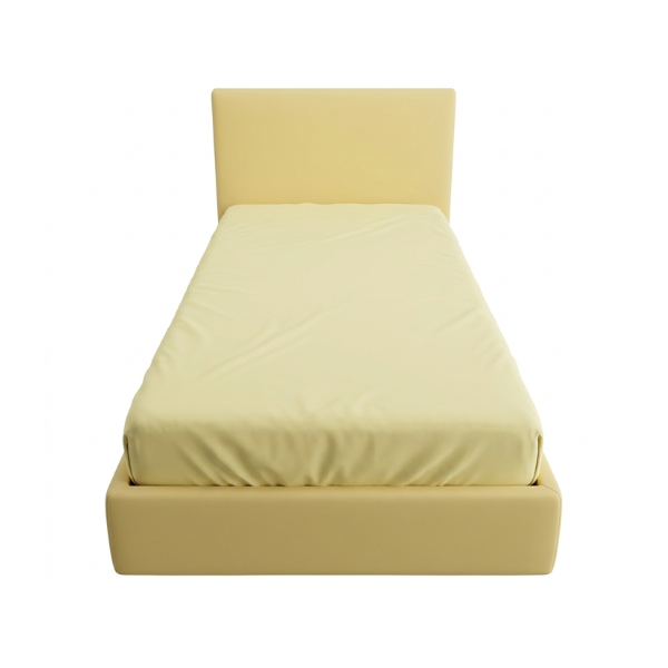 Nathalie Yellow Single Bed by Vico Magistretti (1970s) image