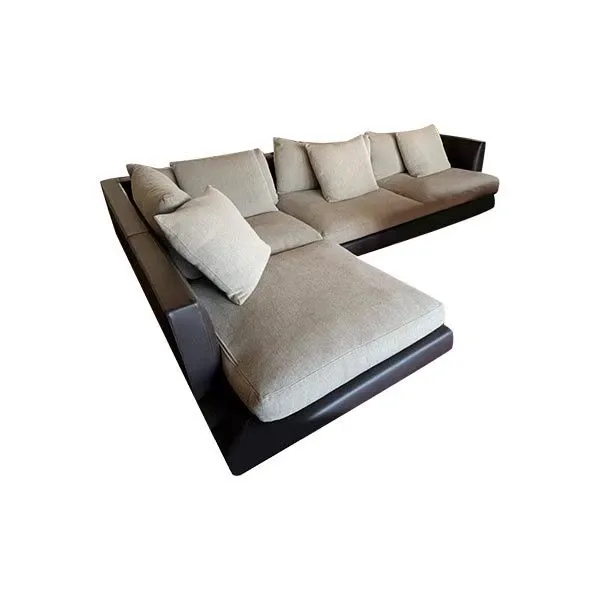 Ledersofa Long Island XL braun 