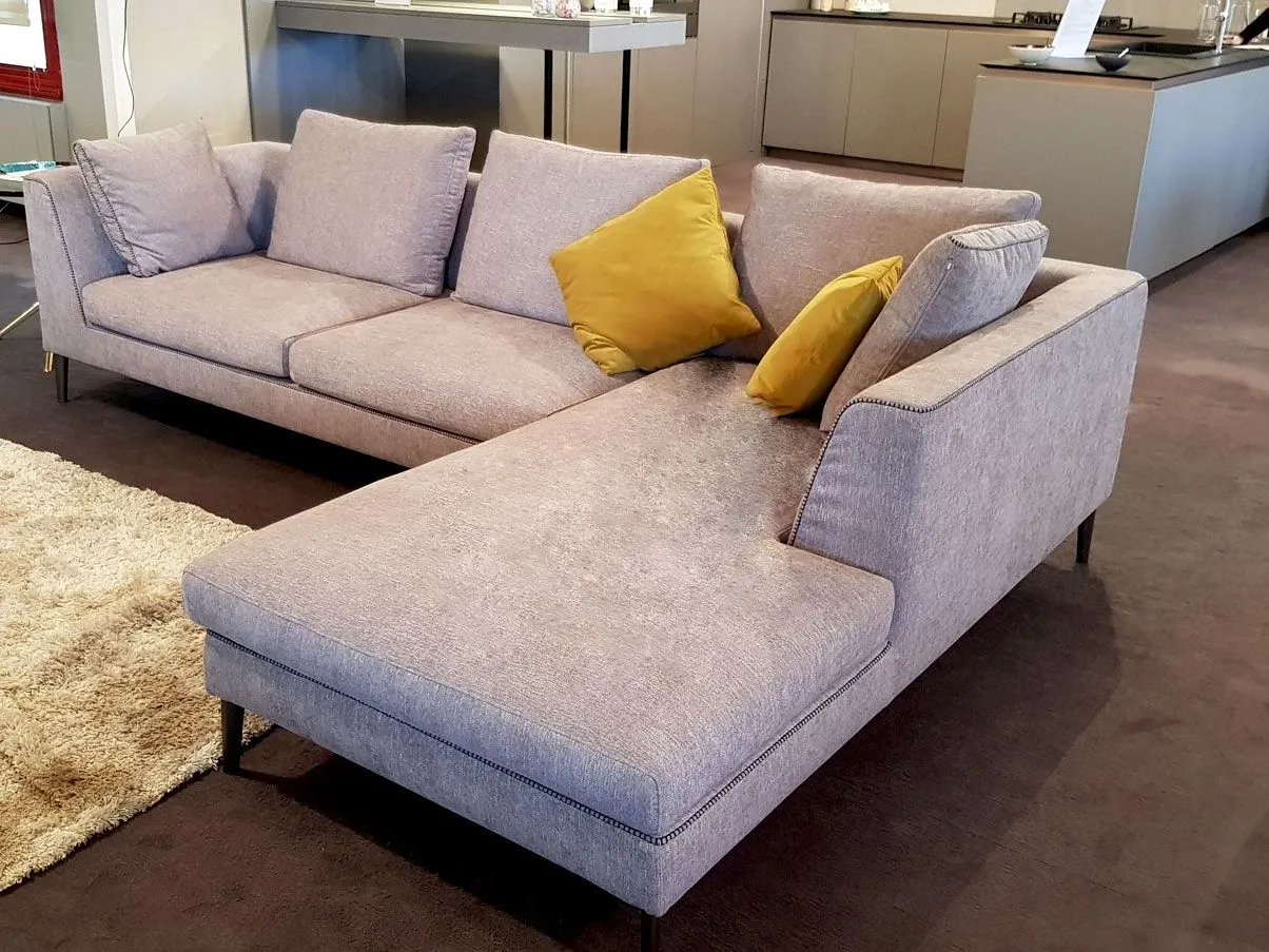 Estelle corner sofa with removable fabric cover, Flexstyle 