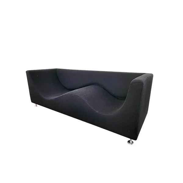 Three-seater sofa Three Sofa De Luxe (black), Cappellini image