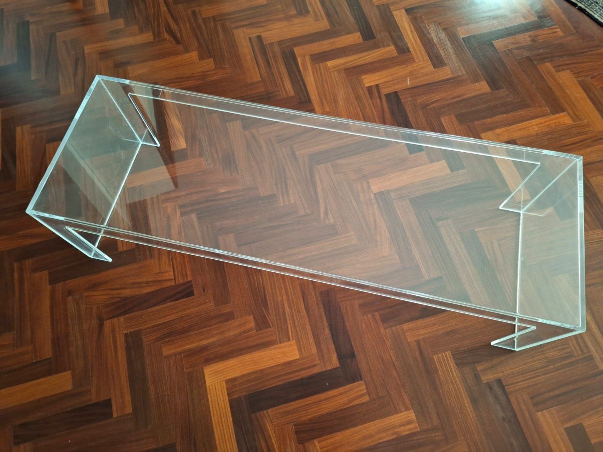 Tavolino T-Table Alto di Kartell - trasparente