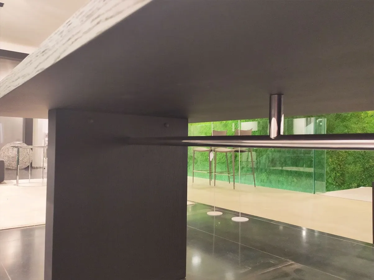 Tavolo rettangolare Simposio in legno rovere (nero), Maxalto 2