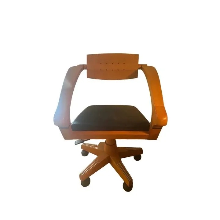 Spring armchair in solid beech, Giorgetti  image