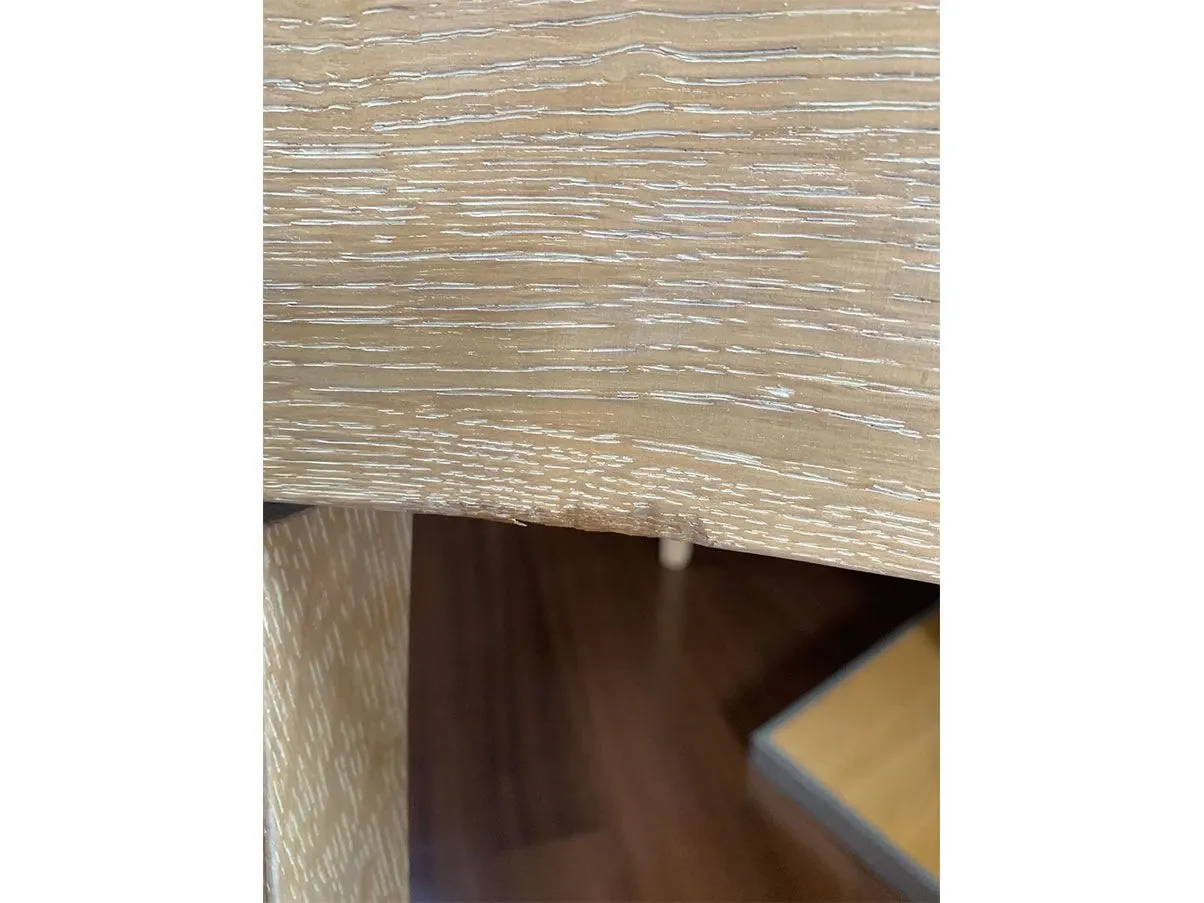 Set of 6 chairs with curved backrest in oak wood, B&B Italia 2