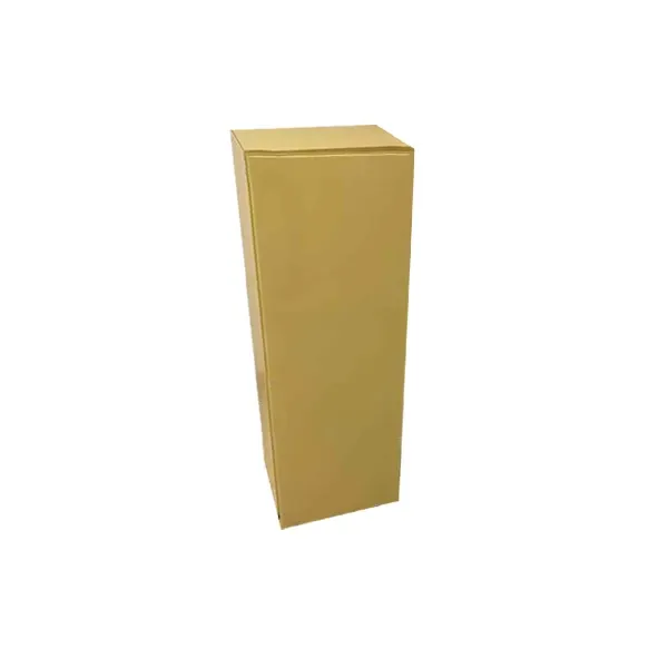 36e8 Wandregal aus Laminat und Glas (gelb) 1