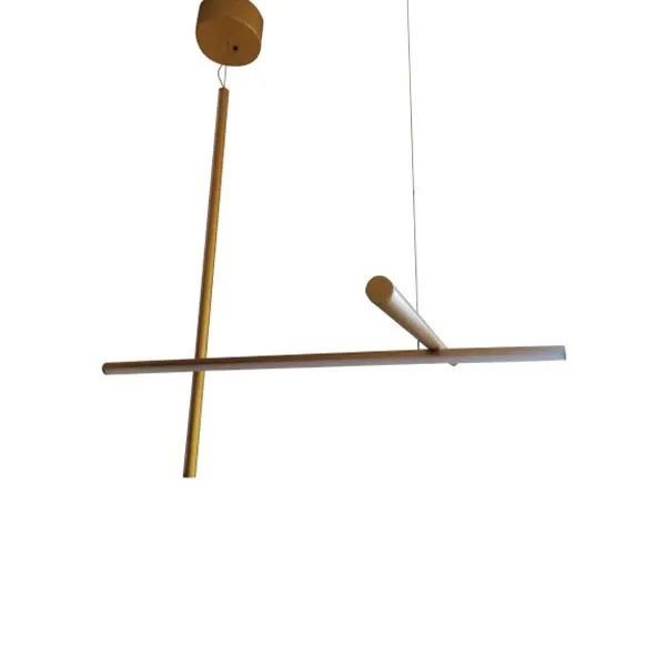 Coordinates S1 suspension lamp in aluminum, Flos image