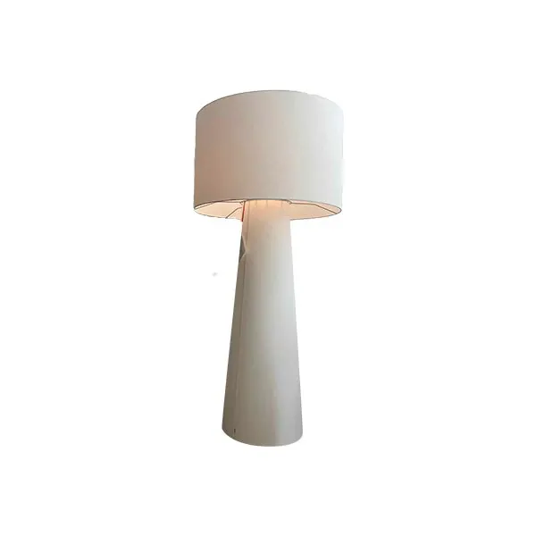 Big Shadow lamp in rods and fabric (white), Cappellini image