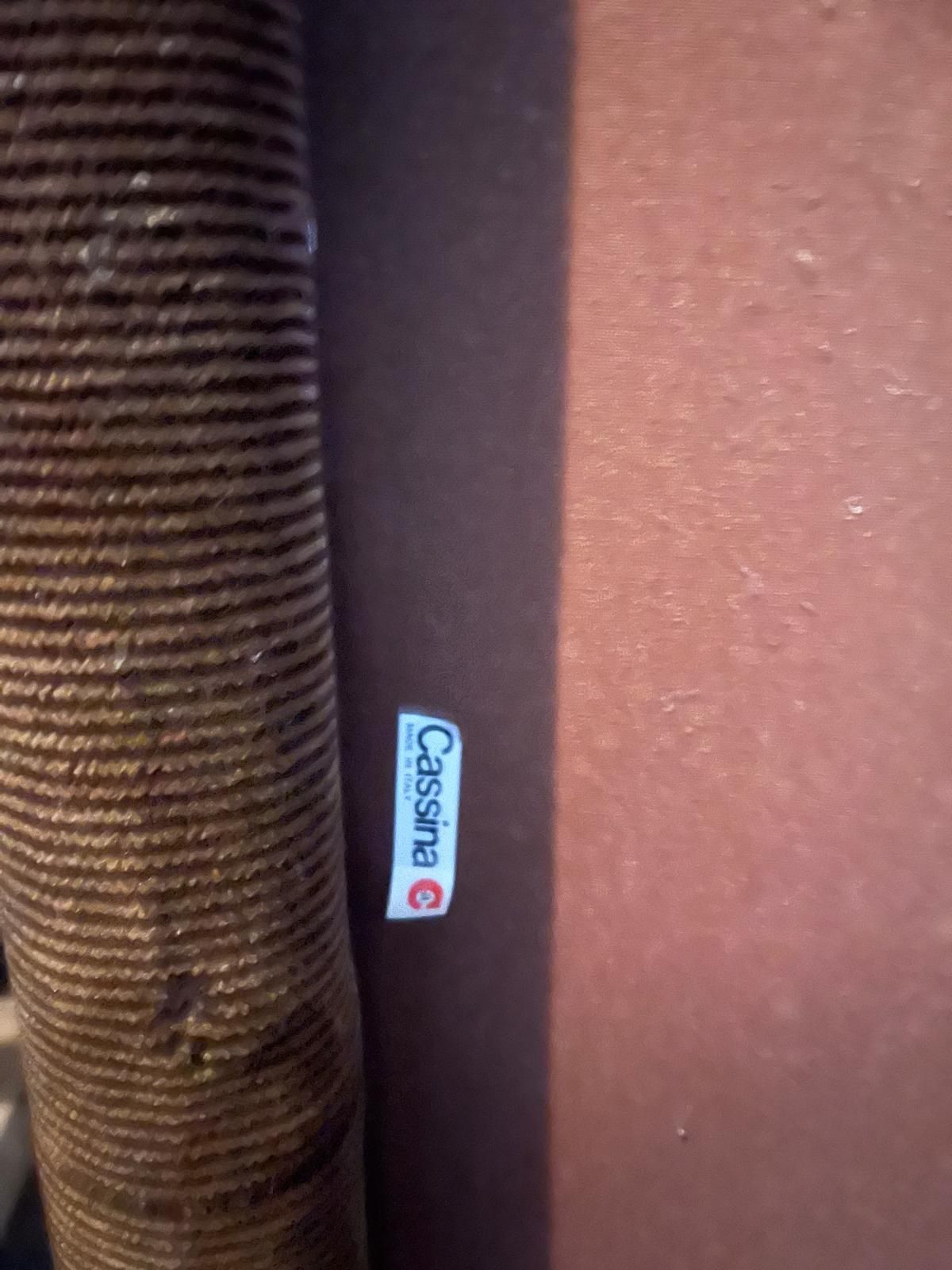 Canapé 2 places Maralunga marron de Vico Magistretti Brand