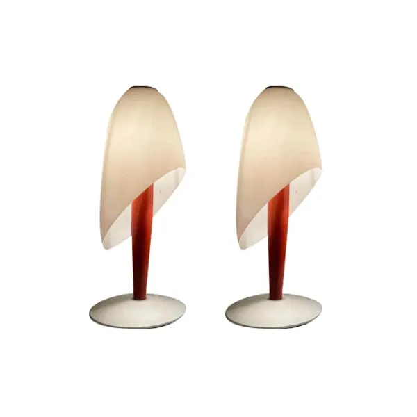 Set of 2 table lamps Arpasia Notte opal glass, Veart image