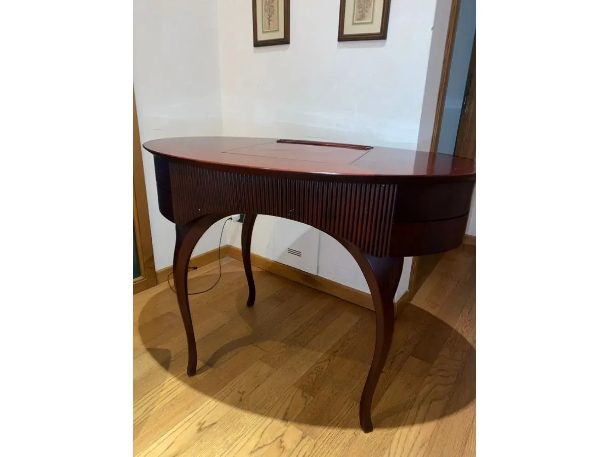 Arabella desk in walnut wood, Ceccotti 3