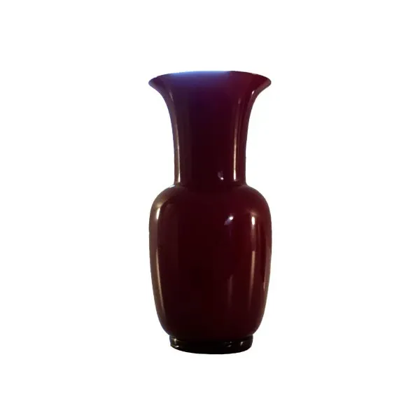 Collectible Opaline glass vase (red), Venini image
