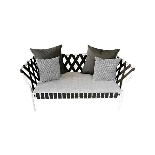 Inout 852 Metallrahmen Gartensofa (weiß) 