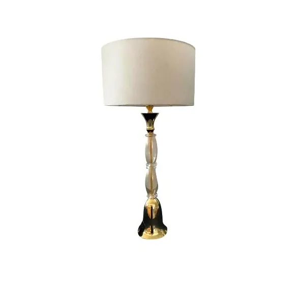 Lampada da tavolo in vetro di Murano trasparente, IPM light image