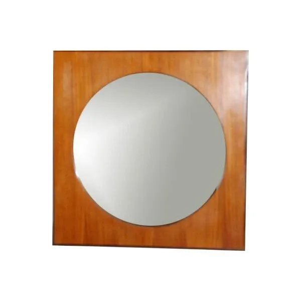 Vintage Teak Wood Mirror (1960s), image