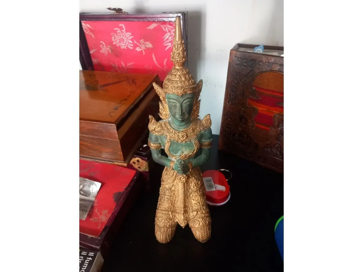 Vintage Tempelwächter Statue 1