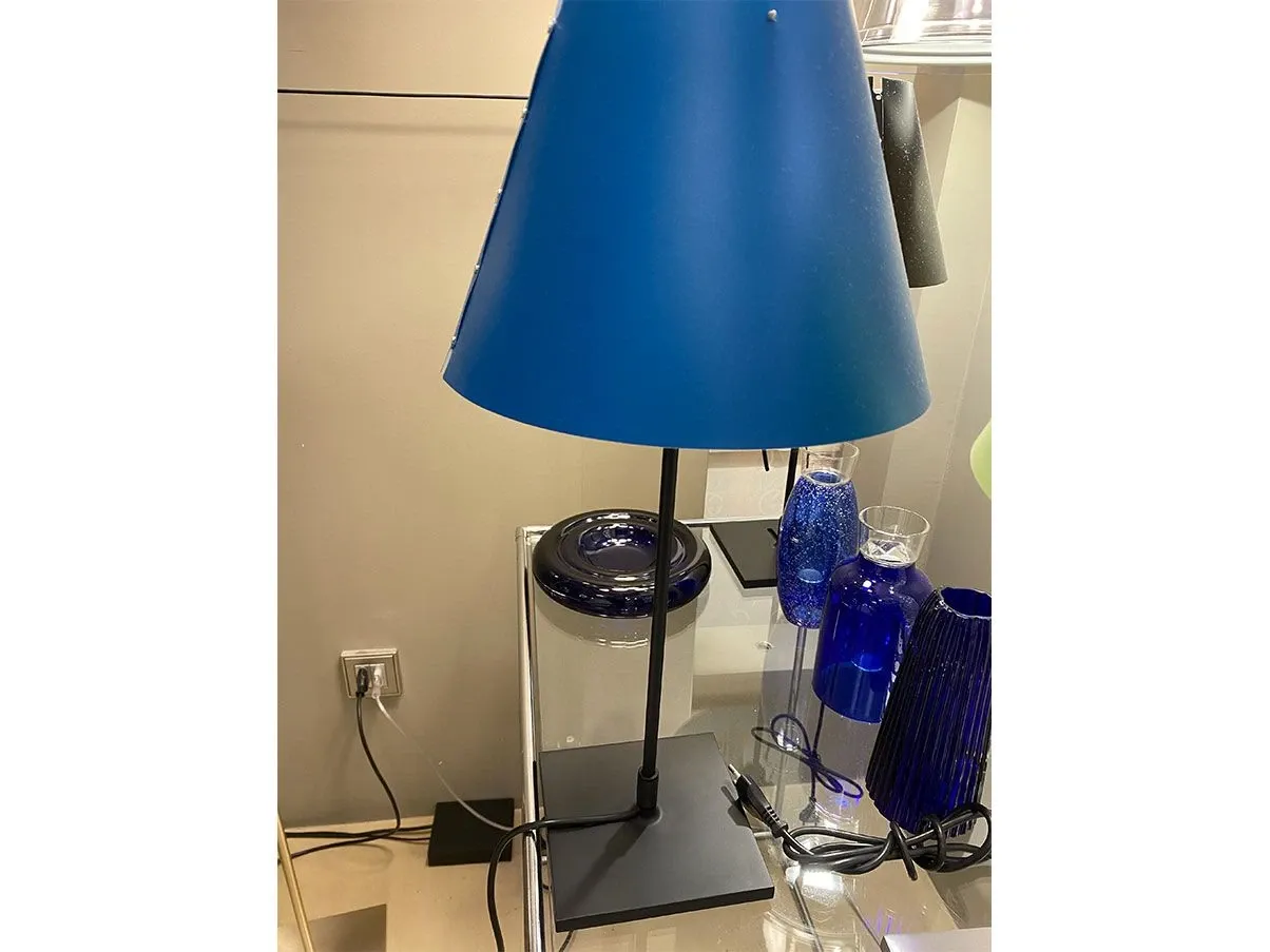 Costanzina table lamp polycarbonate (blue), Luceplan 2