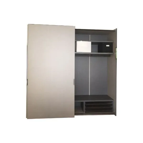 Wardrobe with 2 wooden doors, Flou image