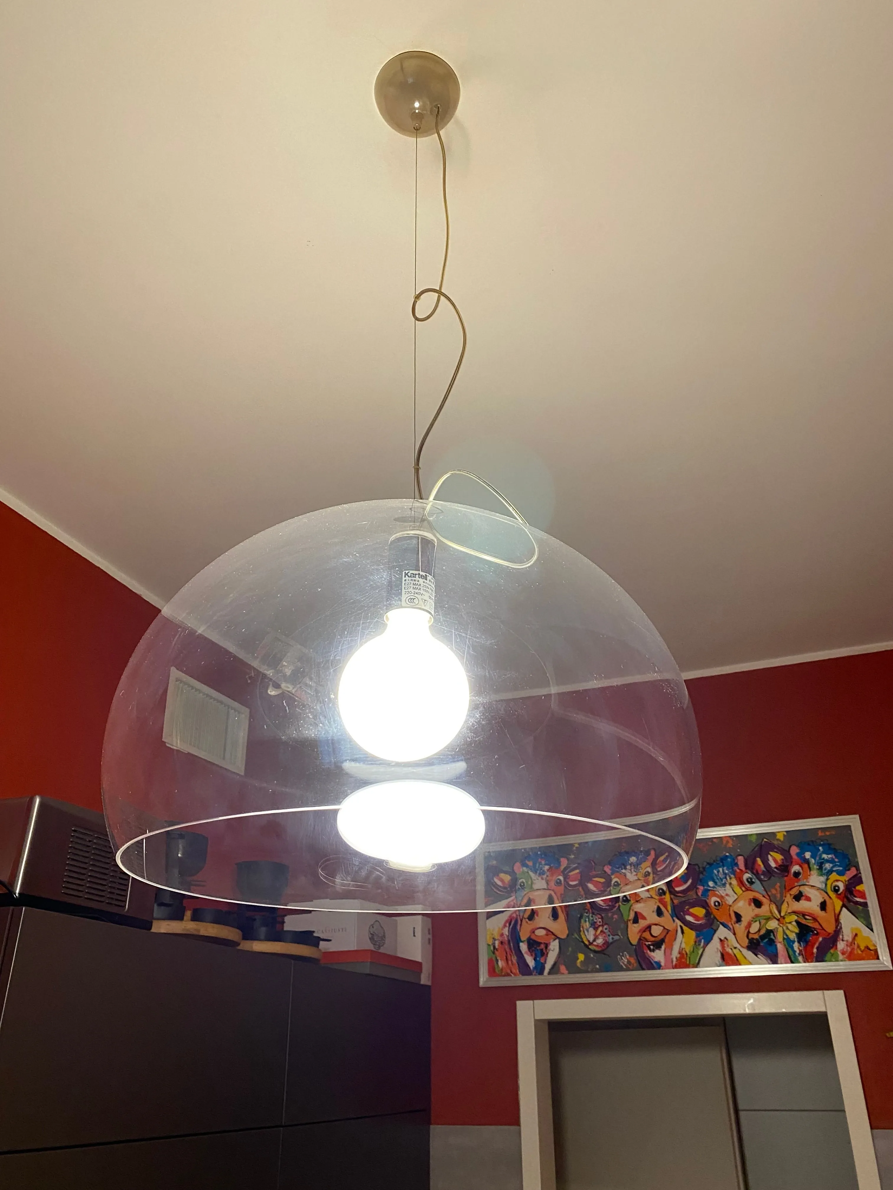 Suspension lamp FL/Y (Transparent), Kartell image
