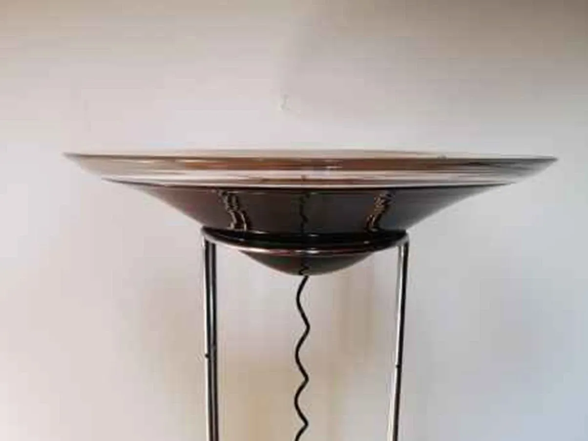 Melania floor lamp in opal glass 8