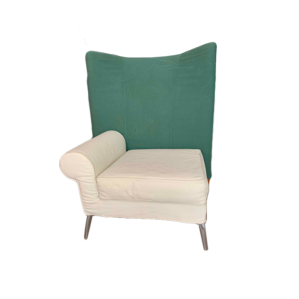 Royalton armchair by Philippe Starck in cotton, Driade image