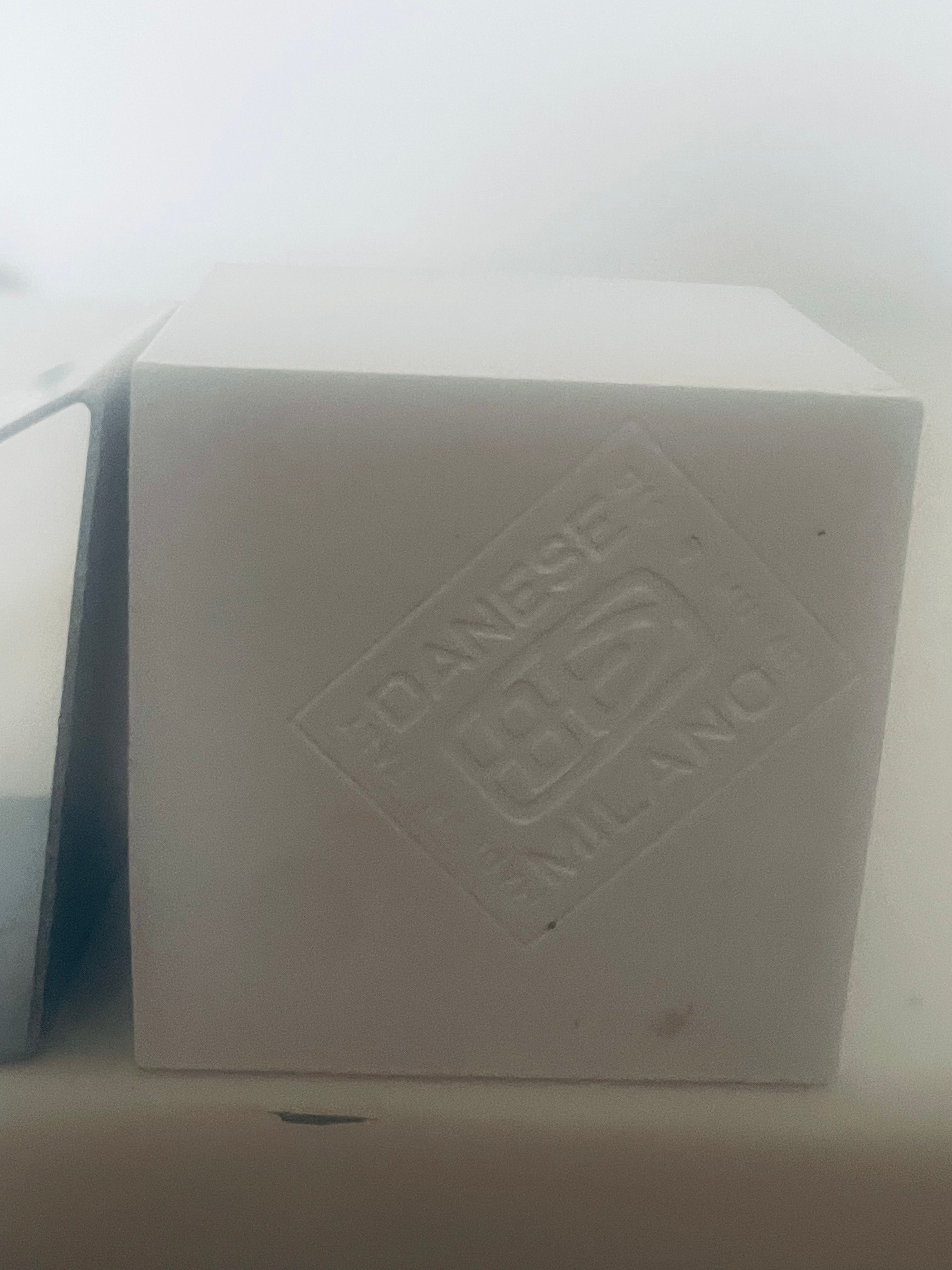 Bruno Munari Aluminum Cube Ashtray Brand