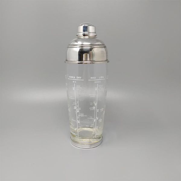 Shaker per cocktail placcato argento (anni '50), Olri image