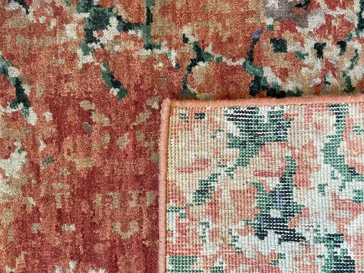 Jaipur 45497 rectangular rug in wool and silk 