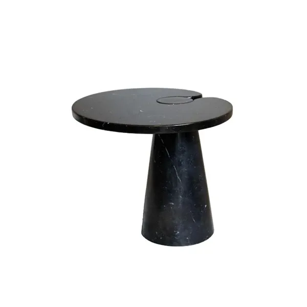 Vintage Eros side table by Angelo Mangiarotti in marble (black) image