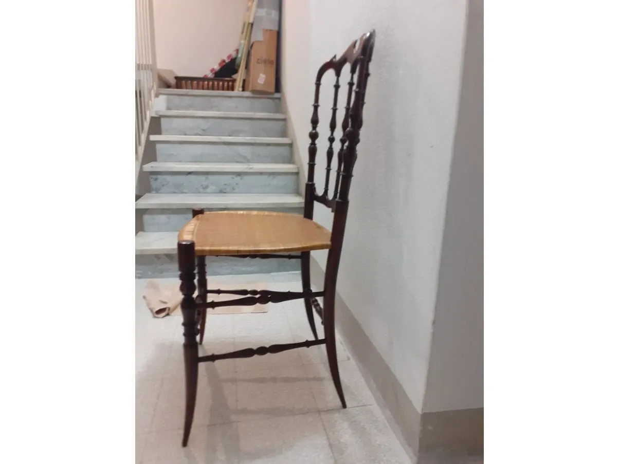 Set 4 sedie Chiavarine vintage (anni '50) 3