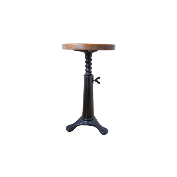 Stool with adjustable seat, Singer image
