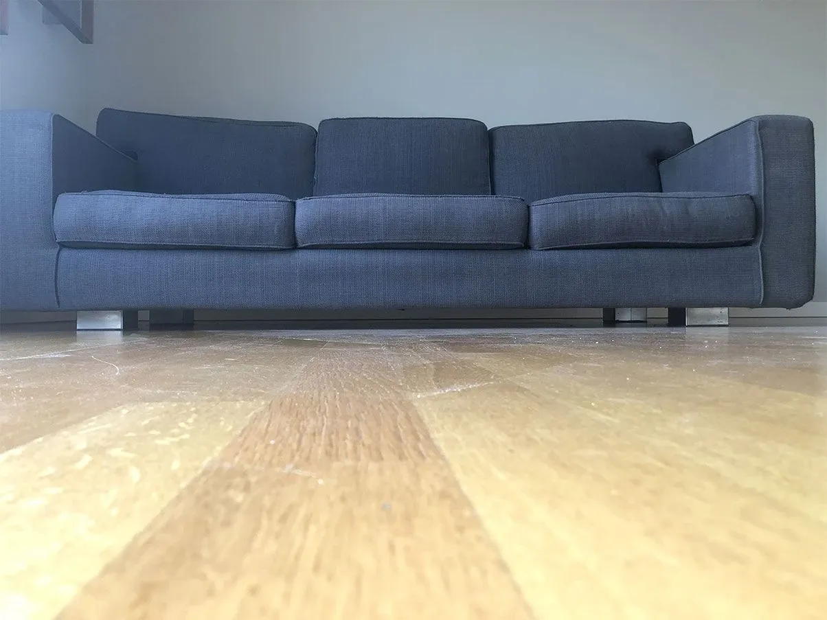 3 seater sofa in removable fabric (blue), Minotti 5