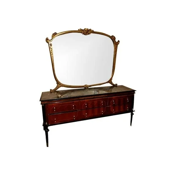 Vintage Dresser with Mirror (1950s), image