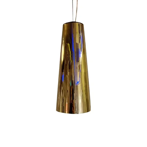 Keope suspension lamp in blown glass (gold), Vistosi image