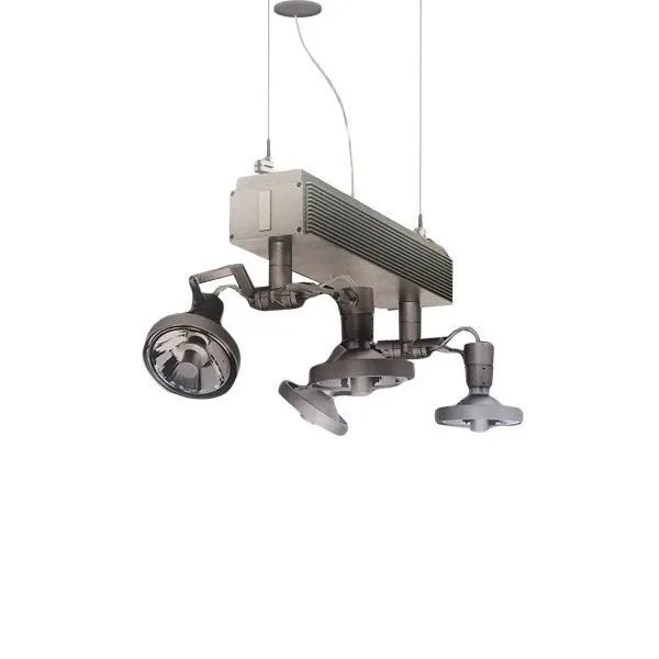 Lampada a sospensione Kriterion H4S in alluminio, Lucitalia 3