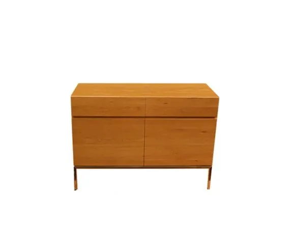Rectangular sideboard in Ligna oak wood with doors 1