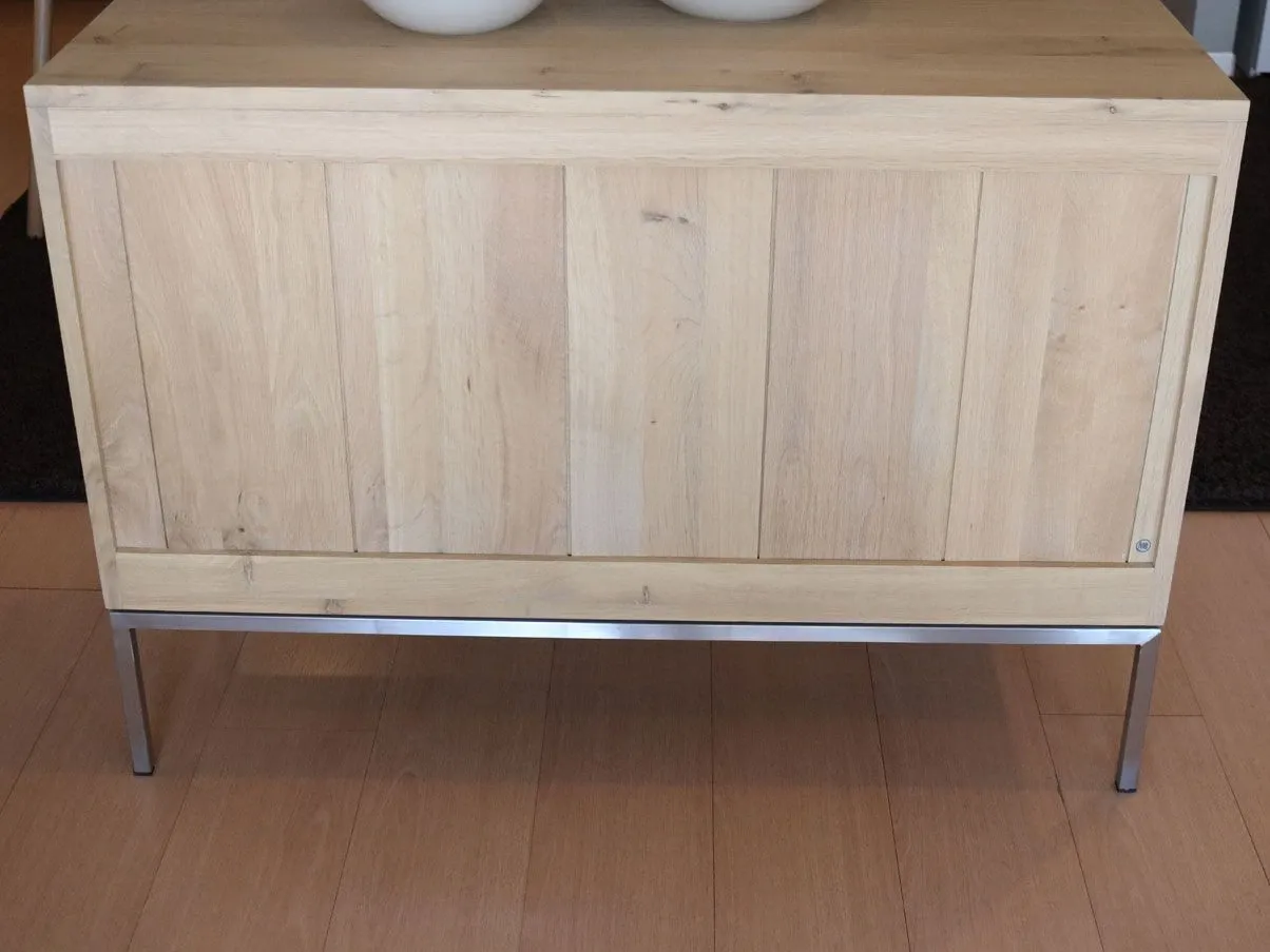 Rectangular sideboard in Ligna oak wood with doors 2