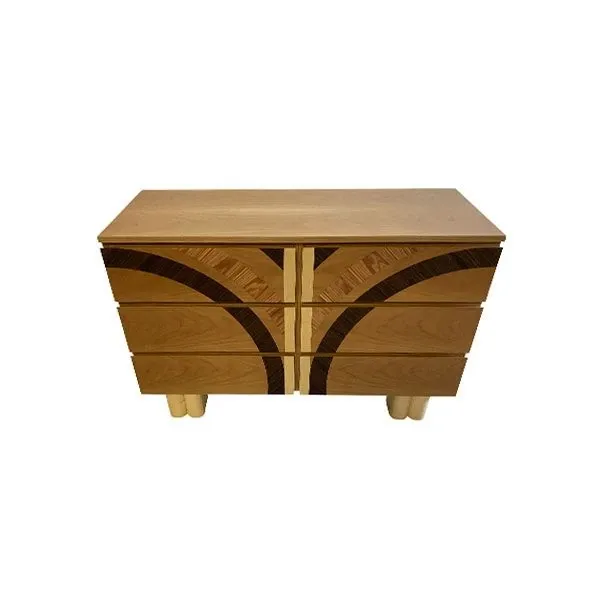 FS008 chest of drawers with 6 drawers in Art Déco style, Carpanese Home image