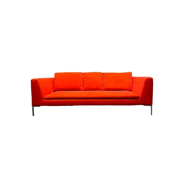 3-Sitzer Sofa Charles aus Stoff (orange) 9