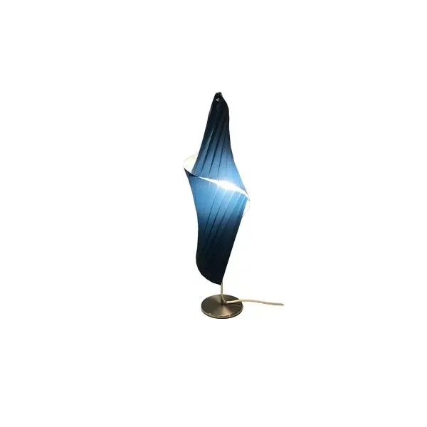 Kaj table lamp with folded diffuser (blue), Antonangeli image