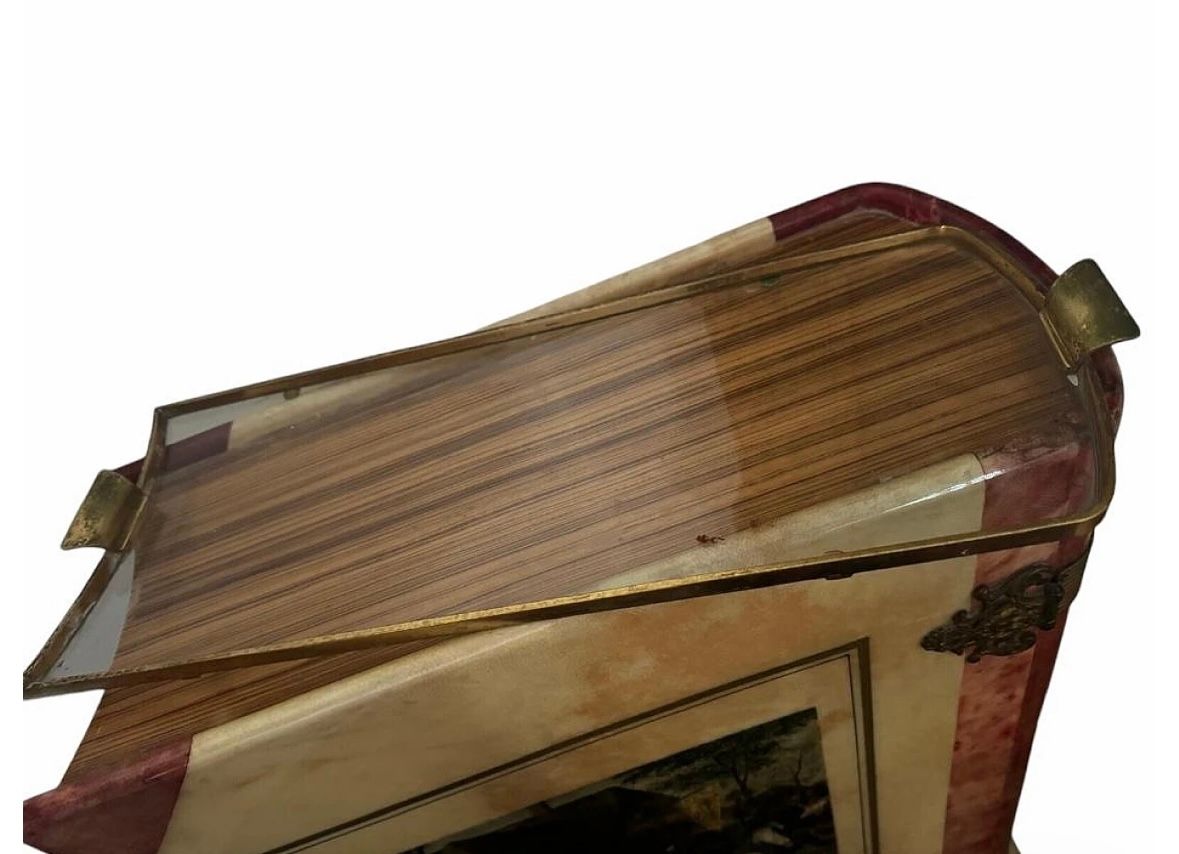 Mobile bar decorato di Aldo Tura (anni '50) Optional7