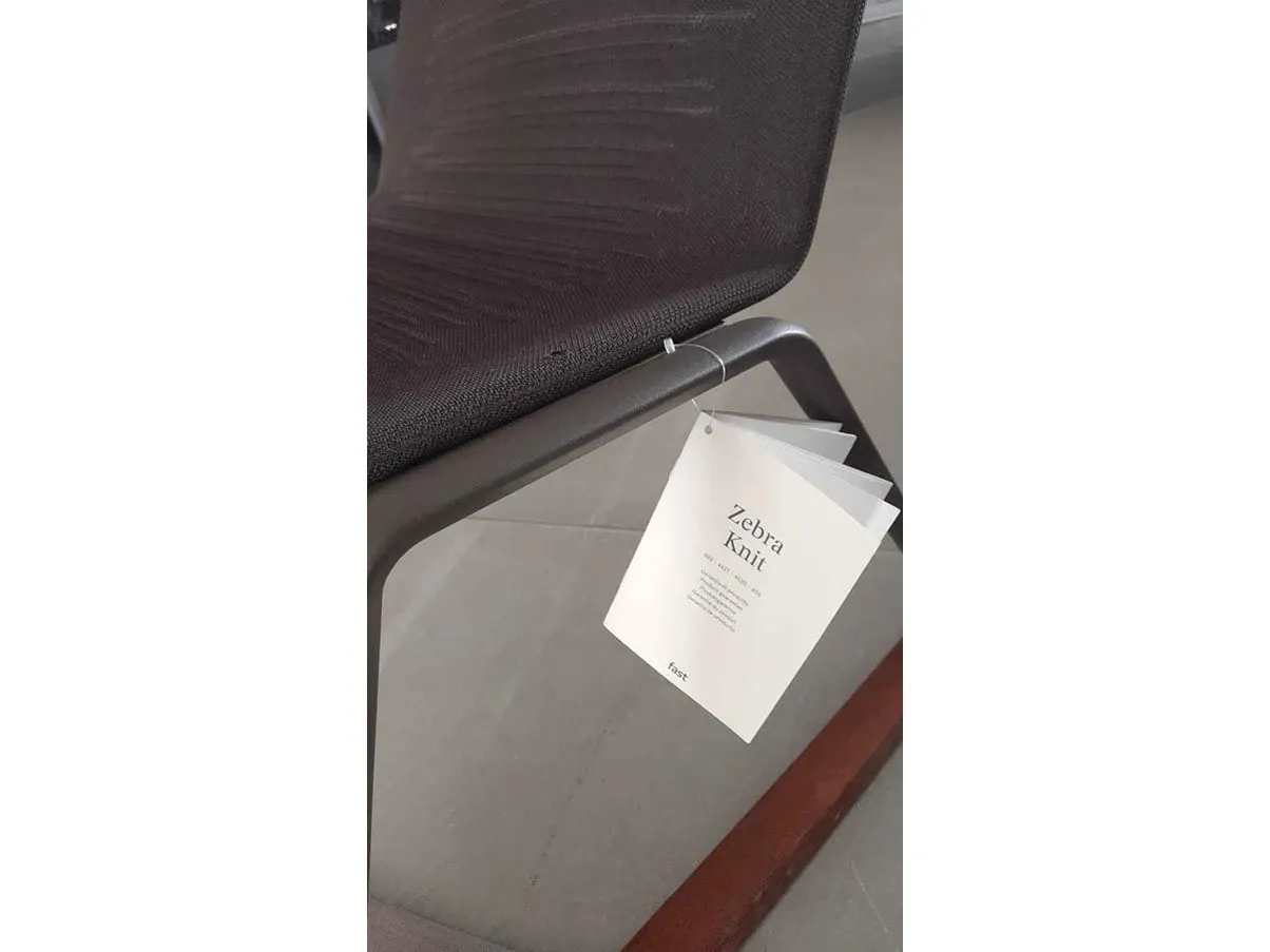 Zebra Outdoor Sessel aus Stoff (braun) 1